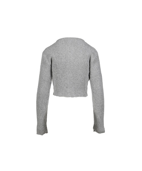 VACANT Archive(ベイカントアーカイブ)の「NEAH KNITTED ZIP-UP(パーカー・レディース・ブラック/ブラウン/グレー・SMALL/MEDIUM)」の8枚目の写真