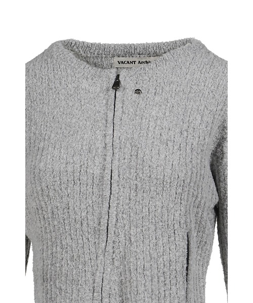 VACANT Archive(ベイカントアーカイブ)の「NEAH KNITTED ZIP-UP(パーカー・レディース・ブラック/ブラウン/グレー・SMALL/MEDIUM)」の10枚目の写真