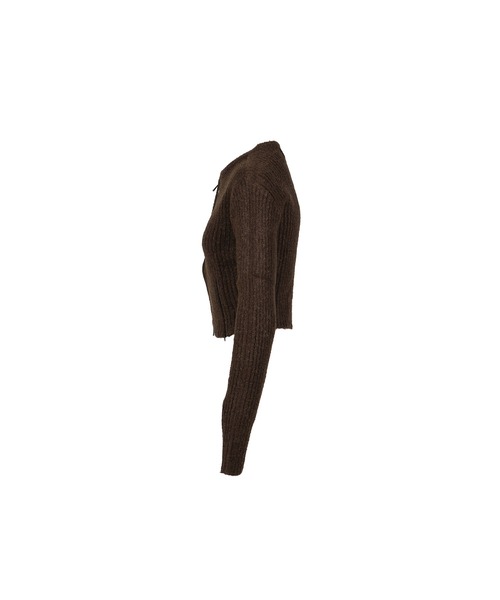 VACANT Archive(ベイカントアーカイブ)の「NEAH KNITTED ZIP-UP(パーカー・レディース・ブラック/ブラウン/グレー・SMALL/MEDIUM)」の13枚目の写真
