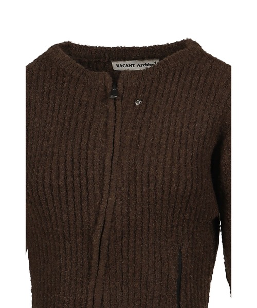 VACANT Archive(ベイカントアーカイブ)の「NEAH KNITTED ZIP-UP(パーカー・レディース・ブラック/ブラウン/グレー・SMALL/MEDIUM)」の14枚目の写真