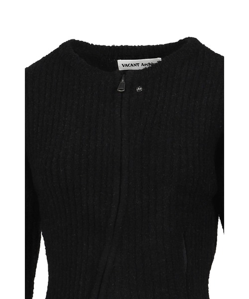 VACANT Archive(ベイカントアーカイブ)の「NEAH KNITTED ZIP-UP(パーカー・レディース・ブラック/ブラウン/グレー・SMALL/MEDIUM)」の6枚目の写真