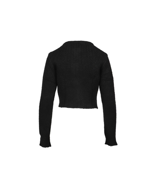 VACANT Archive(ベイカントアーカイブ)の「NEAH KNITTED ZIP-UP(パーカー・レディース・ブラック/ブラウン/グレー・SMALL/MEDIUM)」の4枚目の写真