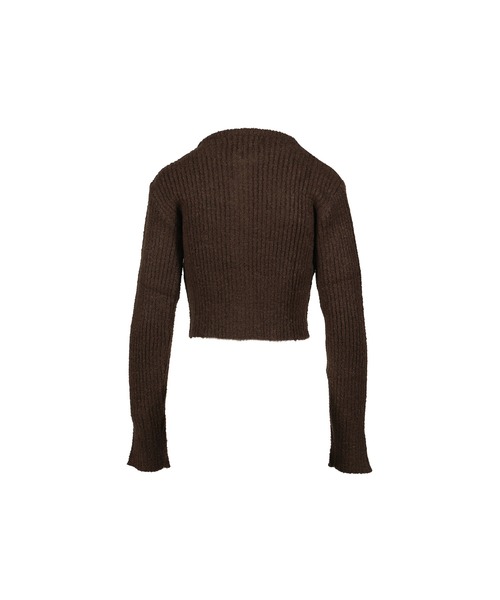 VACANT Archive(ベイカントアーカイブ)の「NEAH KNITTED ZIP-UP(パーカー・レディース・ブラック/ブラウン/グレー・SMALL/MEDIUM)」の12枚目の写真