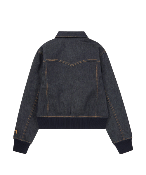 AAKAM(アーカム)の「Banding Denim Zip-Up Jacket (Dark Blue)(デニムジャケット・レディース・その他・1/2)」の14枚目の写真