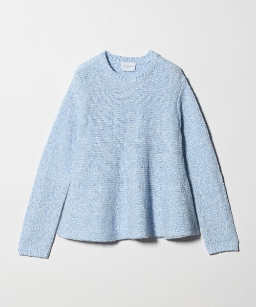 セール】ミックスカラー ペプラム ニット ‐ウォッシャブル‐（ニット