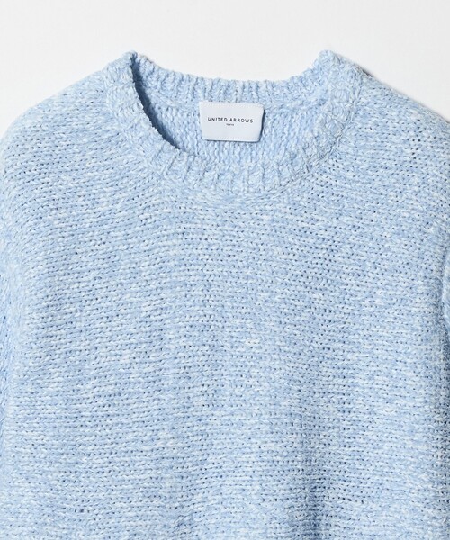 セール】ミックスカラー ペプラム ニット ‐ウォッシャブル‐（ニット