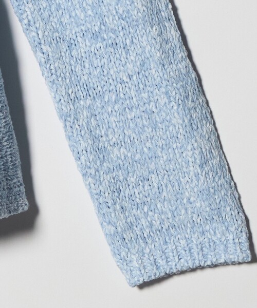 UNITED ARROWS（ユナイテッドアローズ）の「ミックスカラー ペプラム ニット ‐ウォッシャブル‐（ニット/セーター・レディース・ブラック/ライトブルー・FREE）」の15枚目の写真