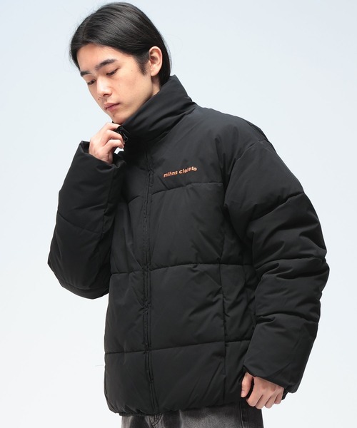 mihns closet（ミンズクローゼット）の「mihns closet (ミンズクローゼット) ボリューム薄中綿ジャケット 高密度 75Dストレッチ フルジップ ブルゾン 7452487B（ダウンジャケット/コート・メンズ・ホワイト/ブラック/A/B・M/LL/L）」の3枚目の写真