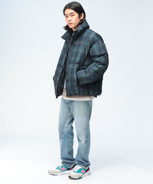 mihns closet（ミンズクローゼット）の「mihns closet (ミンズクローゼット) ボリューム薄中綿ジャケット 高密度 75Dストレッチ フルジップ ブルゾン 7452487B（ダウンジャケット/コート・メンズ・ホワイト/ブラック/A/B・M/LL/L）」の8枚目の写真