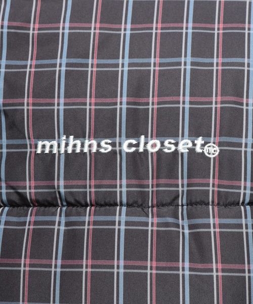mihns closet（ミンズクローゼット）の「mihns closet (ミンズクローゼット) ボリューム薄中綿ジャケット 高密度 75Dストレッチ フルジップ ブルゾン 7452487B（ダウンジャケット/コート・メンズ・ホワイト/ブラック/A/B・M/LL/L）」の20枚目の写真
