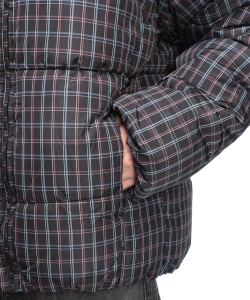 mihns closet（ミンズクローゼット）の「mihns closet (ミンズクローゼット) ボリューム薄中綿ジャケット 高密度 75Dストレッチ フルジップ ブルゾン 7452487B（ダウンジャケット/コート・メンズ・ホワイト/ブラック/A/B・M/LL/L）」の13枚目の写真