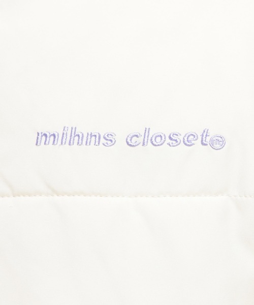 mihns closet（ミンズクローゼット）の「mihns closet (ミンズクローゼット) ボリューム薄中綿ジャケット 高密度 75Dストレッチ フルジップ ブルゾン 7452487B（ダウンジャケット/コート・メンズ・ホワイト/ブラック/A/B・M/LL/L）」の18枚目の写真