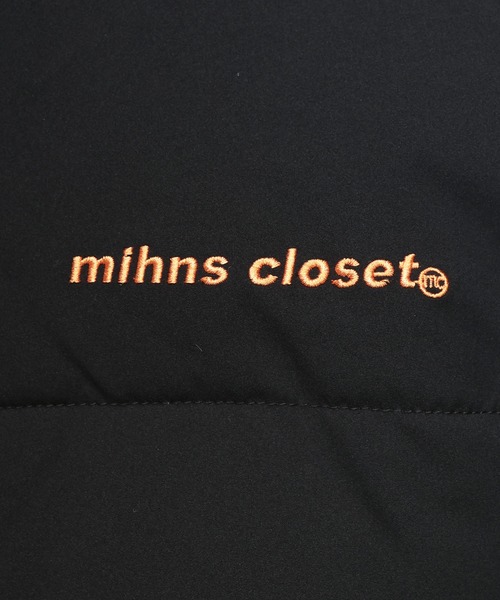mihns closet（ミンズクローゼット）の「mihns closet (ミンズクローゼット) ボリューム薄中綿ジャケット 高密度 75Dストレッチ フルジップ ブルゾン 7452487B（ダウンジャケット/コート・メンズ・ホワイト/ブラック/A/B・M/LL/L）」の19枚目の写真