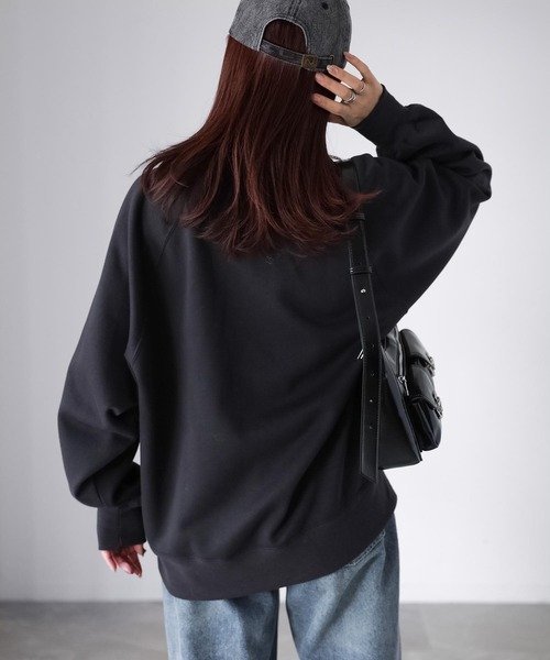 Riberry(リベリー)の「裏起毛フォトプリントスウェットトレーナー(スウェット・レディース・チャコールグレー/オートミール/ピンク・FREE)」の18枚目の写真