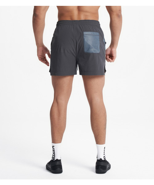 WAYDN（ウェイドゥン）の「ダブルストリングパネルショーツチャコール（その他パンツ・メンズ・その他・MEDIUM/LARGE/X-LARGE/XX-LARGE）」の2枚目の写真