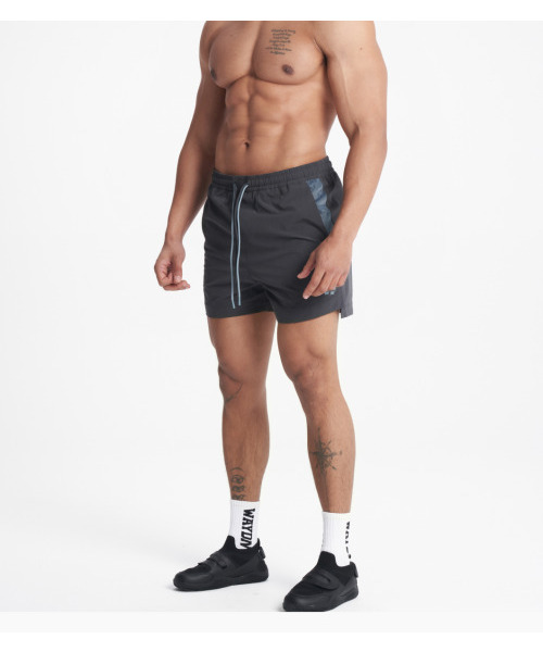 WAYDN（ウェイドゥン）の「ダブルストリングパネルショーツチャコール（その他パンツ・メンズ・その他・MEDIUM/LARGE/X-LARGE/XX-LARGE）」の3枚目の写真