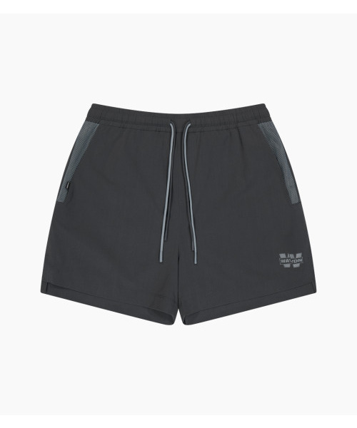 WAYDN（ウェイドゥン）の「ダブルストリングパネルショーツチャコール（その他パンツ・メンズ・その他・MEDIUM/LARGE/X-LARGE/XX-LARGE）」の5枚目の写真
