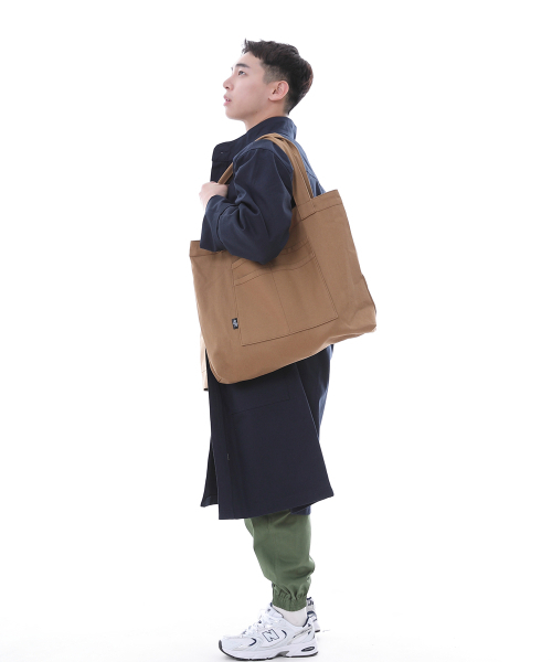 SAINTCREW(セントクルー)の「フリースタイルライフ シンプル ビッグサイズ エコバッグ FLB-102 キャメル(エコバッグ/サブバッグ・メンズ・その他・フリー)」の5枚目の写真