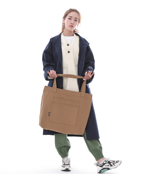 SAINTCREW(セントクルー)の「フリースタイルライフ シンプル ビッグサイズ エコバッグ FLB-102 キャメル(エコバッグ/サブバッグ・メンズ・その他・フリー)」の7枚目の写真