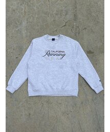 RUNNING SWEATSHIRTS (MELANGE WHITE)
