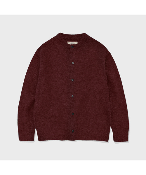 KANEITEI(カネイテイ)の「WASHABLE BASE CROP CARDIGAN (RED)(カーディガン/ボレロ・レディース・レッド・MEDIUM/X-LARGE/LARGE)」の1枚目の写真