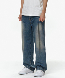 BEARDED KID（ビアーデッドキッド）の「Vintage Banded Denim Pants Mid Washed（デニムパンツ）」