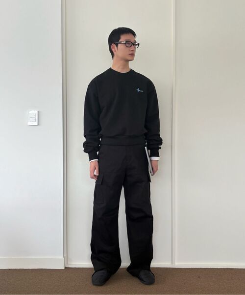 ERA(エラ)の「メンズ ダイアゴナルカット カーゴパンツ - ブラウン(その他パンツ・メンズ・その他・MEDIUM/LARGE)」の7枚目の写真