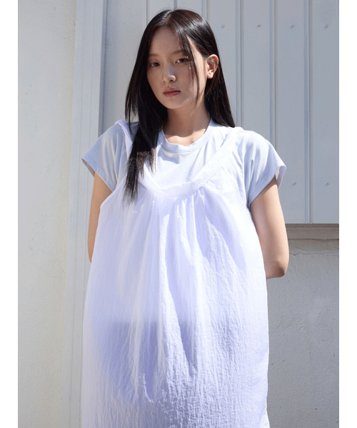 PEEP（ピープ）の「Basic Flat Circle T-Shirt_Light Blue（Tシャツ/カットソー・レディース・スカイブルー・FREE）」の3枚目の写真