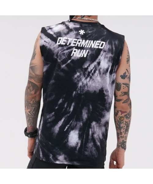 DETERMINED（ディターミンド）の「[ソロナ]タイダイアーバンシングレット_ブラック（Tシャツ/カットソー・メンズ・その他・MEDIUM/LARGE/X-LARGE/XX-LARGE）」の3枚目の写真