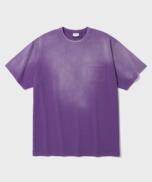 FADE WASHING POCKET TEE_PURPLE