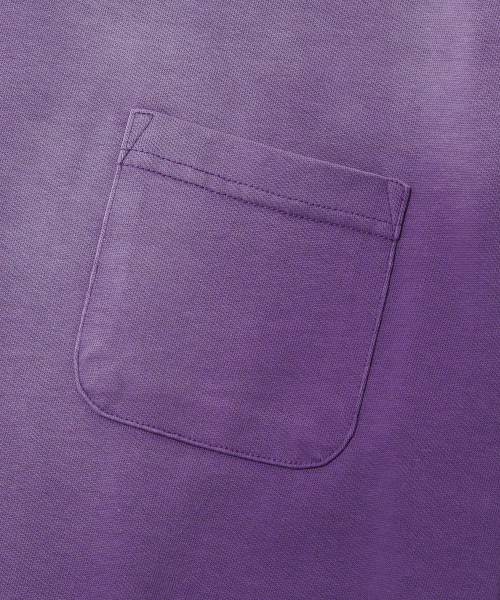 OUTSTANDING（アウトスタンディング）の「FADE WASHING POCKET TEE_PURPLE（Tシャツ/カットソー・レディース・その他・MEDIUM/SMALL/LARGE）」の4枚目の写真