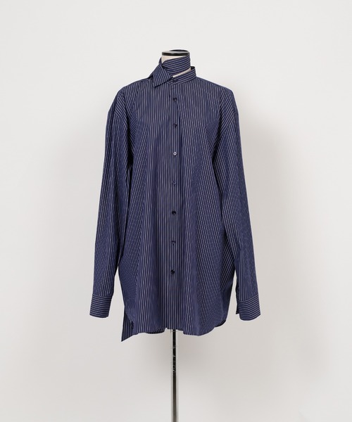 KEISUKEYOSHIDA（ケイスケヨシダ）の「Oversized Long Collar Shirt（シャツ/ブラウス・レディース・ブルー系その他・M/S）」の8枚目の写真