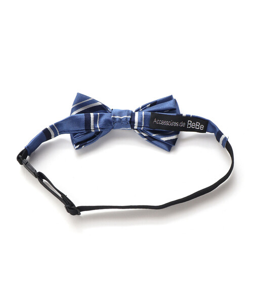 BeBe（ベベ）の「レジメンタル蝶ネクタイ（ネクタイ・キッズ・ブルー系その他・FREE）」の2枚目の写真