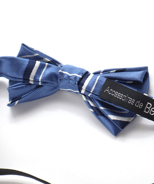 BeBe（ベベ）の「レジメンタル蝶ネクタイ（ネクタイ・キッズ・ブルー系その他・FREE）」の4枚目の写真