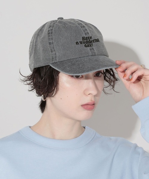 GEORGE'S（ジョージズ）の「【NEWHATTAN 】Pigment Dye CAP（キャップ・レディース・ピンク/チャコールグレー/ブルー・FREE）」の2枚目の写真