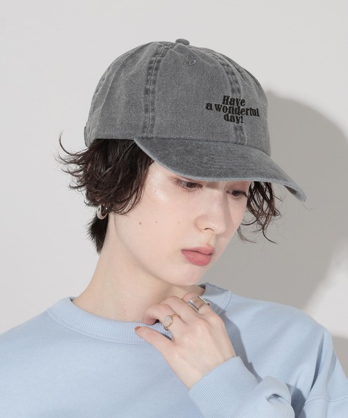 GEORGE'S（ジョージズ）の「【NEWHATTAN 】Pigment Dye CAP（キャップ・レディース・ピンク/チャコールグレー/ブルー・FREE）」の5枚目の写真