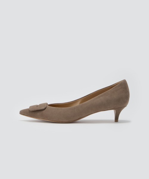 ANIMA アネッリフィッビア スウェード パンプス 3.5cm TAUPE（パンプス