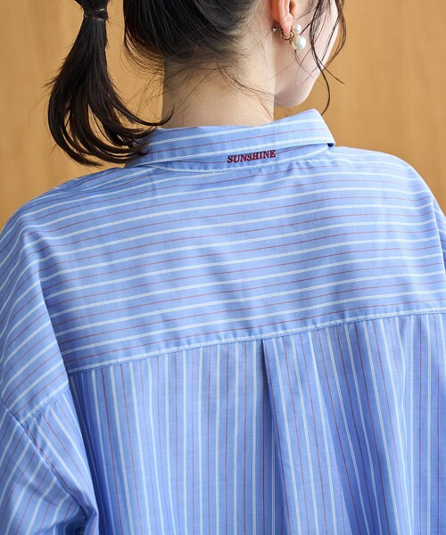 coen（コーエン）の「【イージーケア】2wayシャツ＿レギュラーカラー（シャツ/ブラウス・レディース・ライトブルー/ナチュラル/その他3/その他2/その他1・L/M）」の5枚目の写真