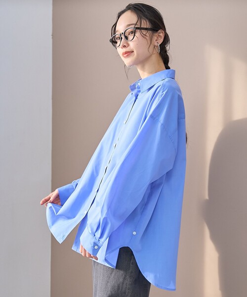 coen（コーエン）の「【イージーケア】2wayシャツ＿レギュラーカラー（シャツ/ブラウス・レディース・ライトブルー/ナチュラル/その他3/その他2/その他1・L/M）」の15枚目の写真