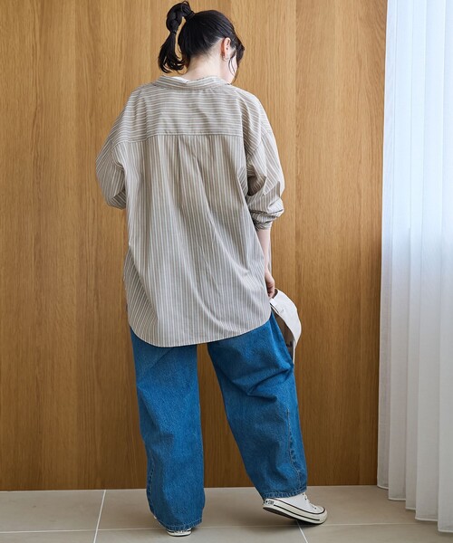 coen（コーエン）の「【イージーケア】2wayシャツ＿レギュラーカラー（シャツ/ブラウス・レディース・ライトブルー/ナチュラル/その他3/その他2/その他1・L/M）」の20枚目の写真