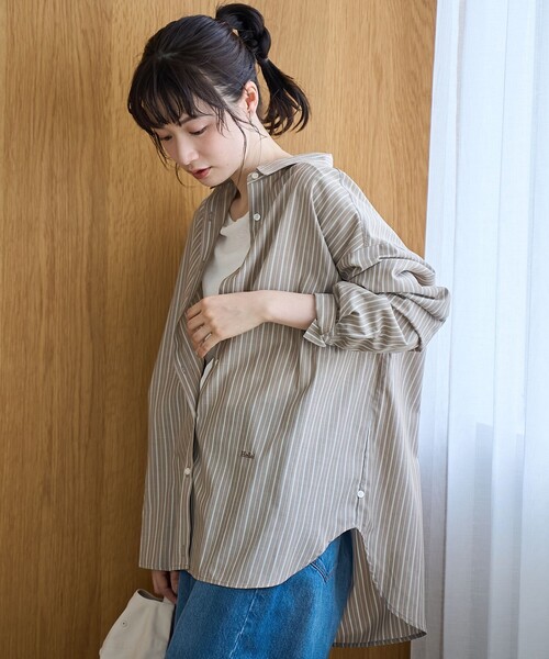 coen（コーエン）の「【イージーケア】2wayシャツ＿レギュラーカラー（シャツ/ブラウス・レディース・ライトブルー/ナチュラル/その他3/その他2/その他1・L/M）」の22枚目の写真