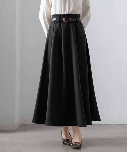 ONEP STAR（ワンピスター）の「Aラインロングスカート（スカート・レディース・ブラウン/ブラック・MEDIUM/X-LARGE/LARGE/SMALL）」の6枚目の写真