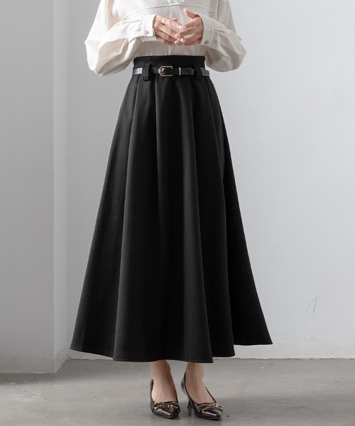 ONEP STAR（ワンピスター）の「Aラインロングスカート（スカート・レディース・ブラウン/ブラック・MEDIUM/X-LARGE/LARGE/SMALL）」の12枚目の写真