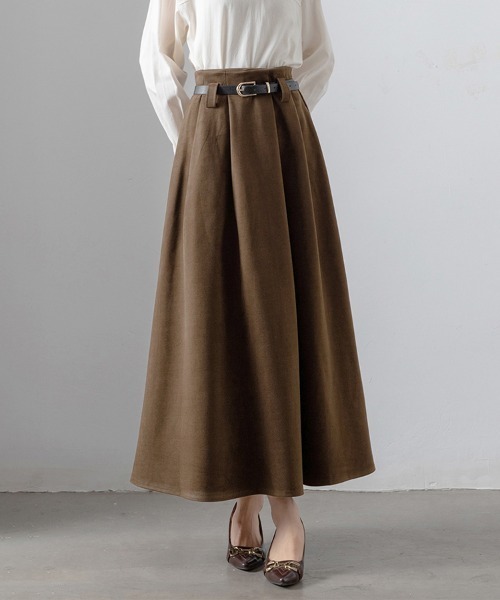 ONEP STAR（ワンピスター）の「Aラインロングスカート（スカート・レディース・ブラウン/ブラック・MEDIUM/X-LARGE/LARGE/SMALL）」の13枚目の写真