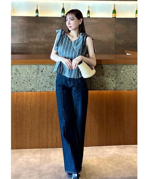 LUDICRUM(ルーディクルム)の「LD Pintuck denim(デニムパンツ・レディース・ブルー/インディゴブルー・XS/S/M)」の10枚目の写真