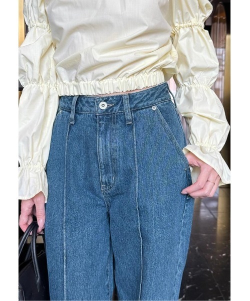 LUDICRUM(ルーディクルム)の「LD Pintuck denim(デニムパンツ・レディース・ブルー/インディゴブルー・XS/S/M)」の12枚目の写真