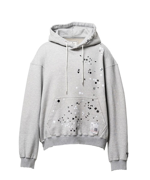 Maison MIHARA YASUHIRO(メゾンミハラヤスヒロ)の「Embellished Hoodie(スウェット・メンズ・グレー・46)」の1枚目の写真