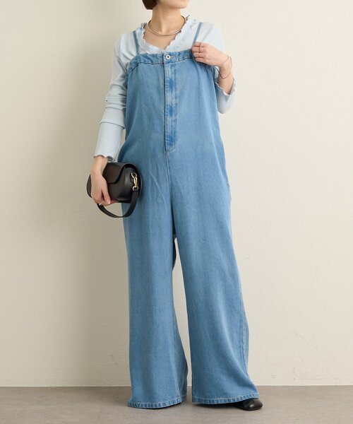 Omekashi（オメカシ）の「コクーンサロペット（サロペット/オーバーオール・レディース・ブルー系その他/オフホワイト・36/38）」の14枚目の写真