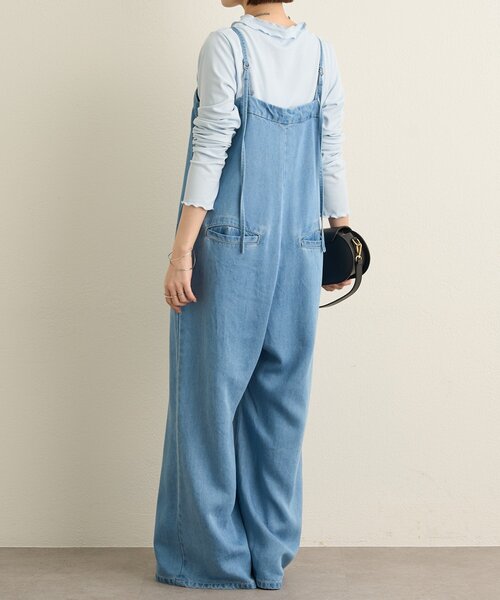 Omekashi（オメカシ）の「コクーンサロペット（サロペット/オーバーオール・レディース・ブルー系その他/オフホワイト・36/38）」の16枚目の写真