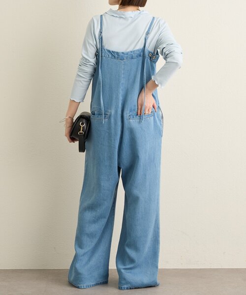 Omekashi（オメカシ）の「コクーンサロペット（サロペット/オーバーオール・レディース・ブルー系その他/オフホワイト・36/38）」の17枚目の写真